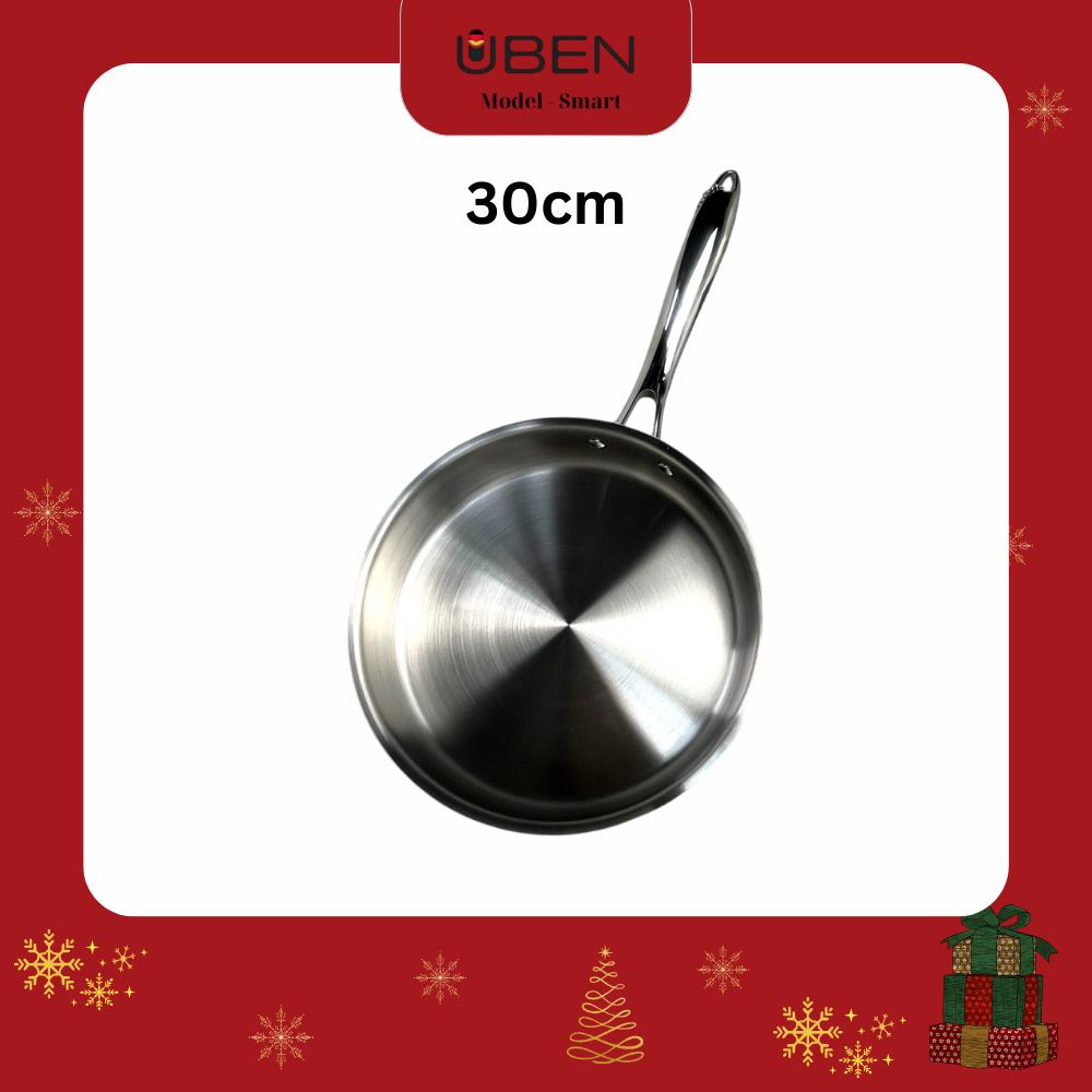 Chảo đúc inox 304 liền khối phi 30 UBF 2030