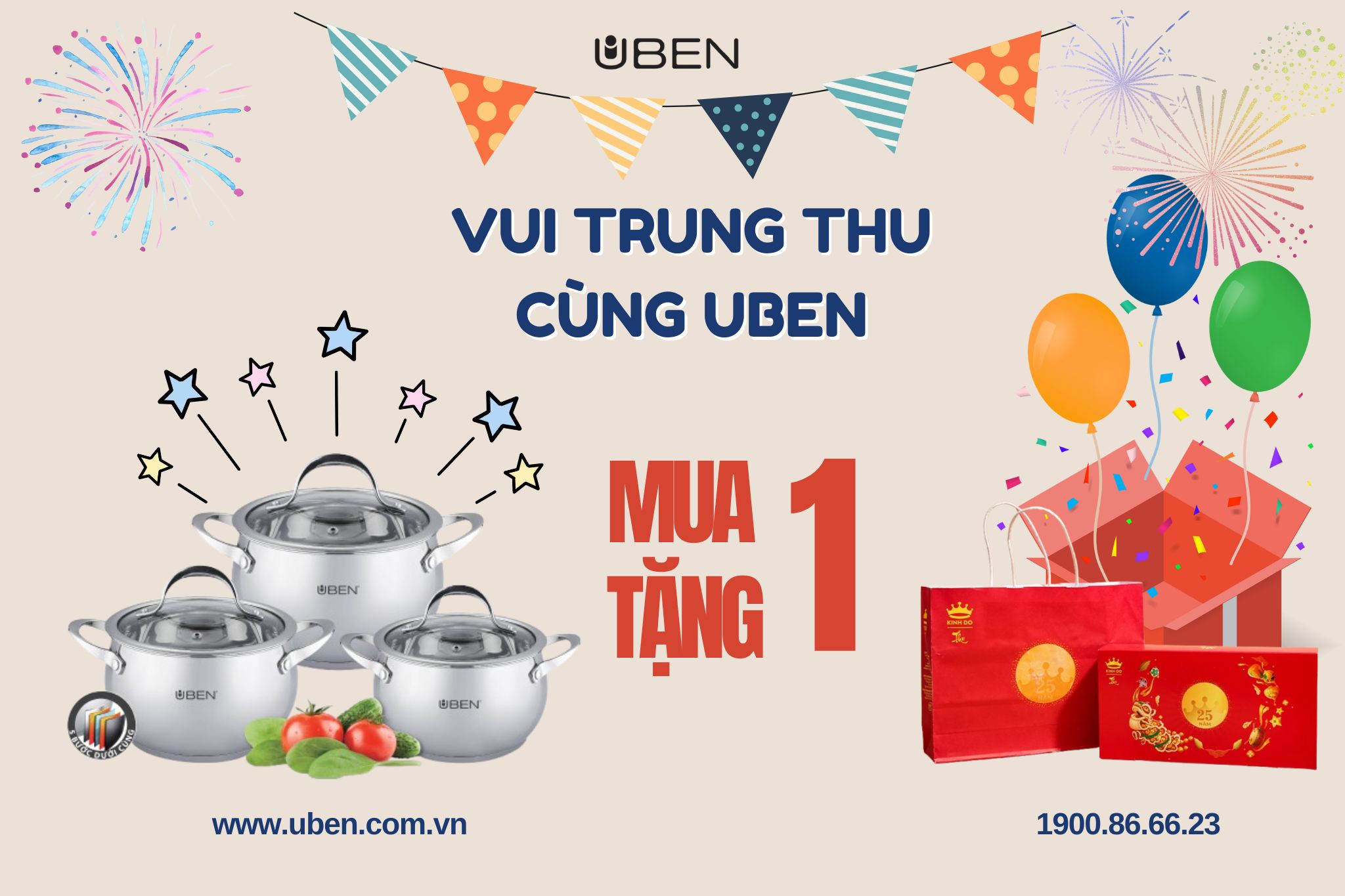 Vui Trung Thu Cùng UBEN – Mua Nồi Nhận Quà Ngon