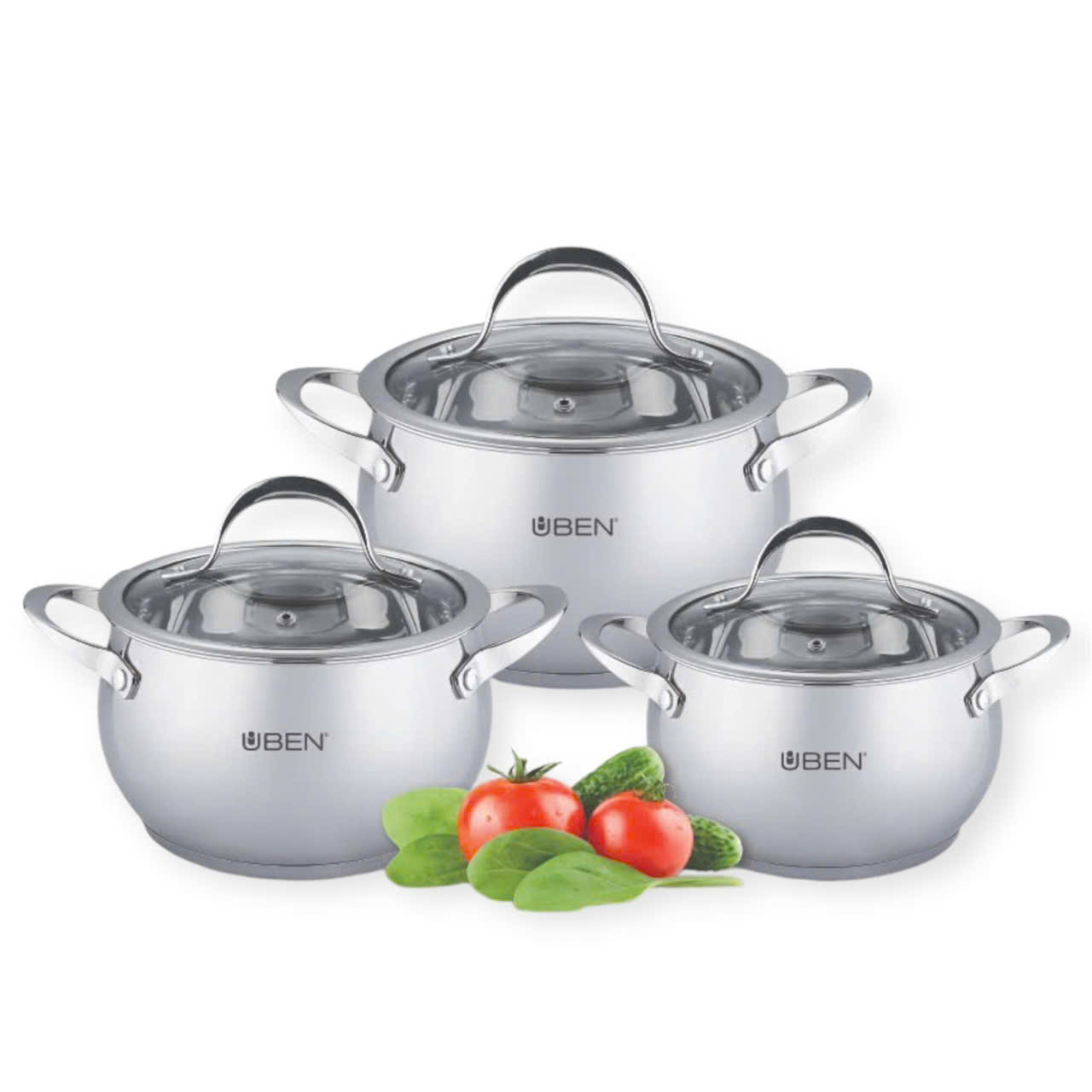 Bộ nồi 5 đáy inox 304 UBC 1005 